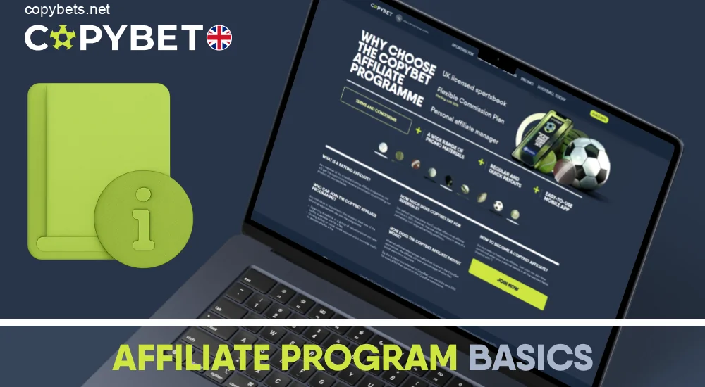 Copybet UK affiliate basics and main conditions