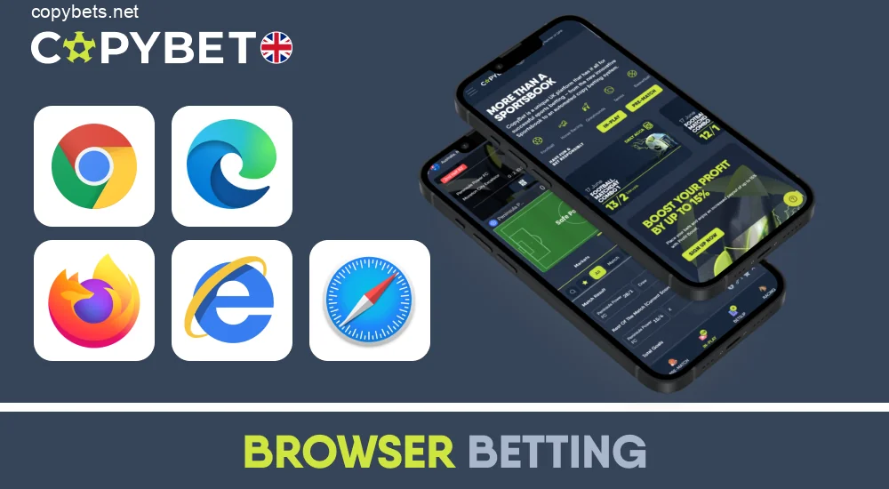 Copybet UK browser betting for instant access
