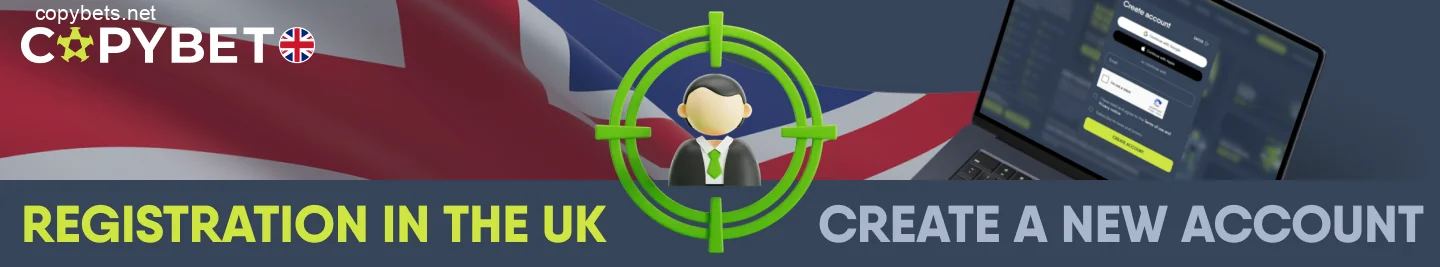 Copybet UK account registration process