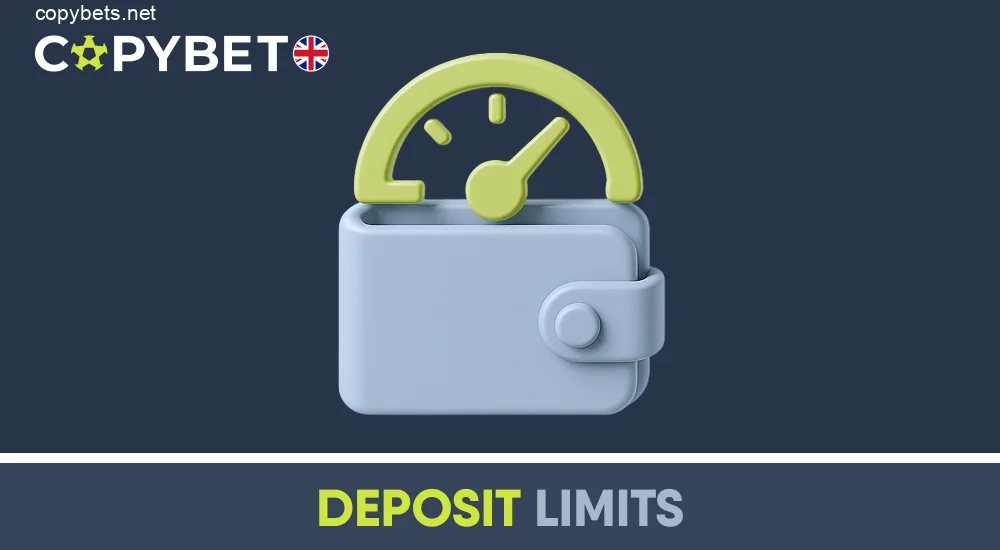 Set deposit limits on Copybet UK for budget control