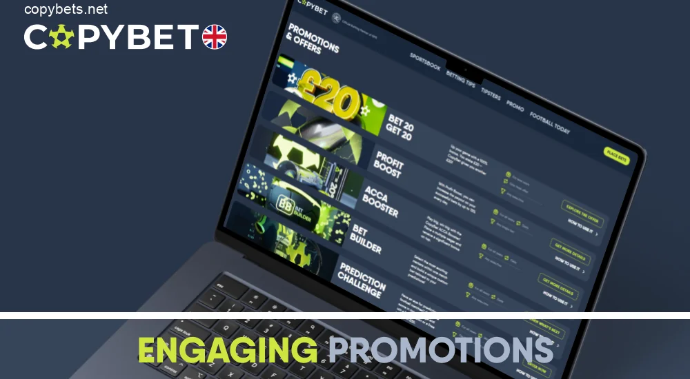 Copybet UK bonuses and promotions for all users