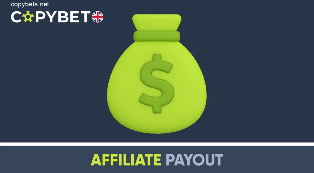 Affiliate payouts and payment methods at Copybet UK