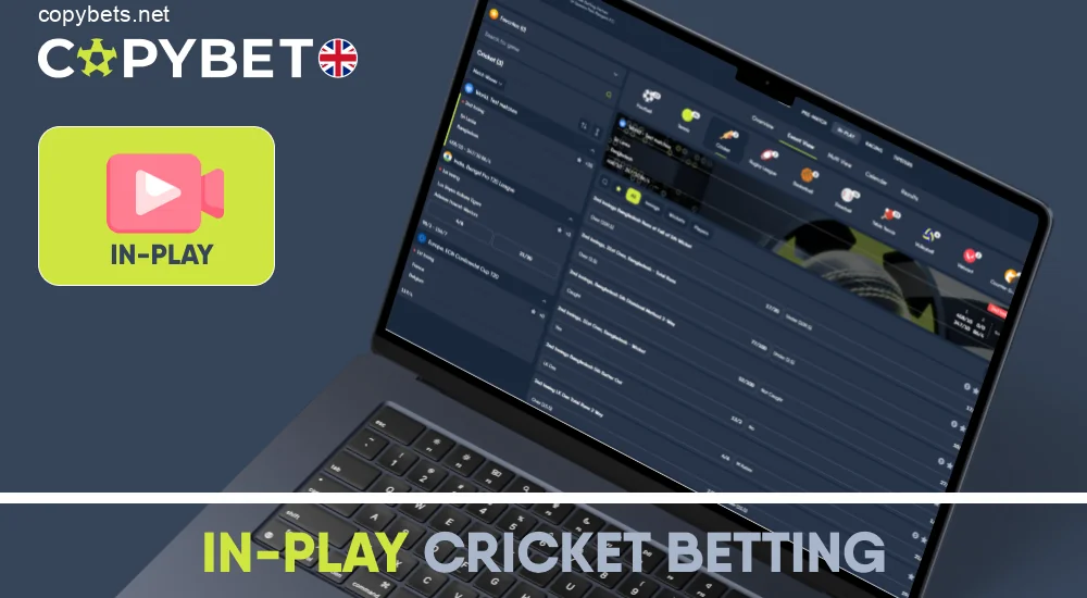 Live cricket betting options with Copybet UK