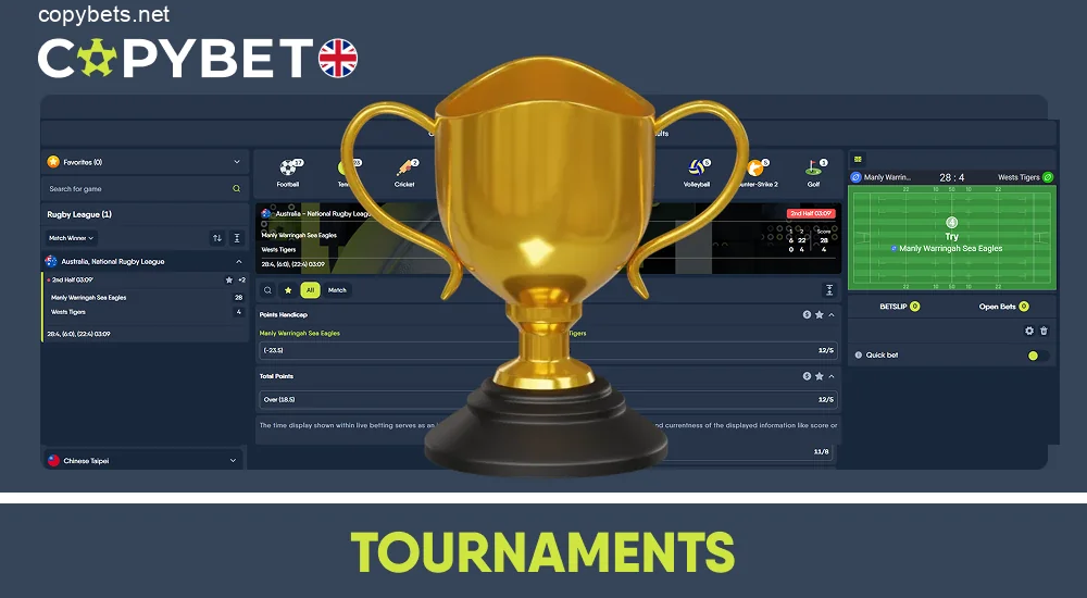 Top rugby tournaments and leagues to bet on at Copybet