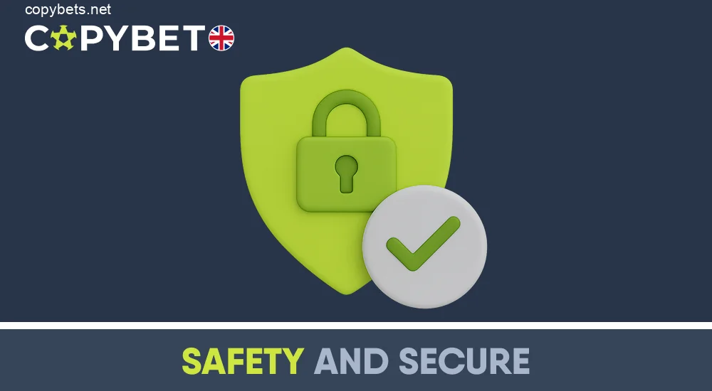 Secure payment transactions at Copybet UK with SSL encryption
