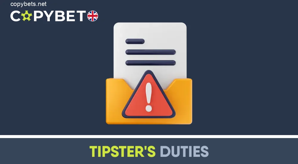 Copybet UK tipster rules and requirements