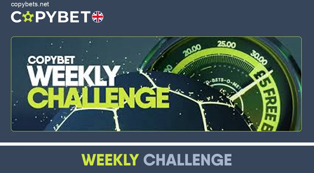 Weekly Challenge bonus at Copybet UK
